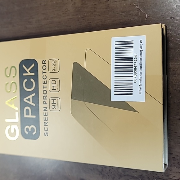 Mr. Shield Glass Screen Protector 3 Pack Samsung Galaxy A10 Brand New Sealed - Picture 2 of 4